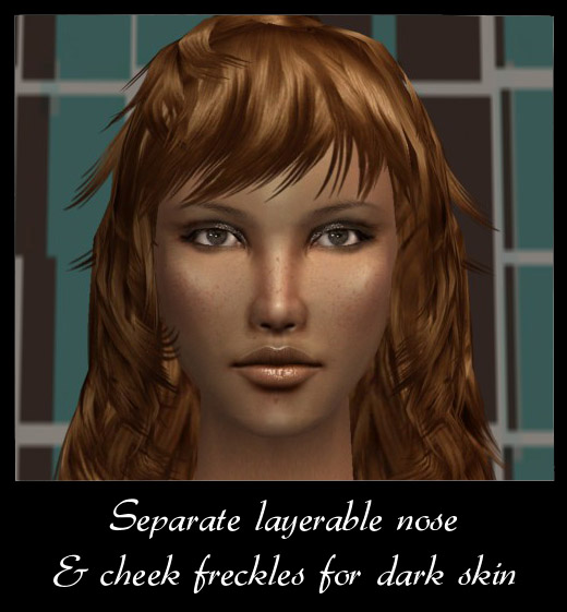 sims 3 freckles skin tone